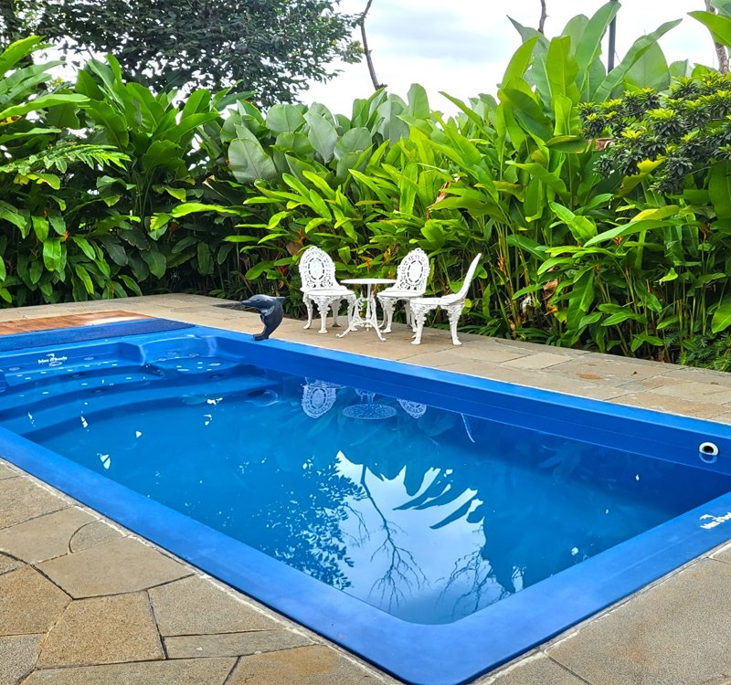 Rectangular Fiberglass Pool 6 x12 mtrs
